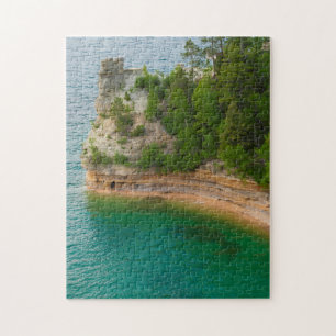 USA, Michigan. Miner's Castle Felsformation Puzzle
