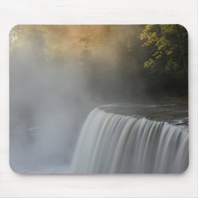USA, Michigan, Obere Halbinsel. Herbstsonne Mousepad (Vorne)
