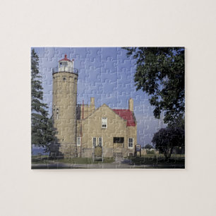 USA, Michigan Old Mackinac Point Leuchtturm Puzzle