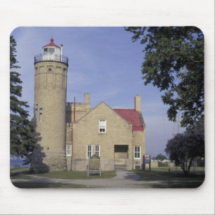 USA, Michigan Old Mackinac Point Lighthouse Mousepad