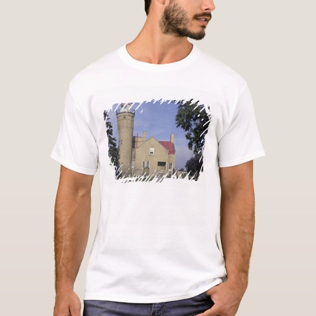 USA, Michigan Old Mackinac Point Lighthouse T-Shirt (Vorderseite)