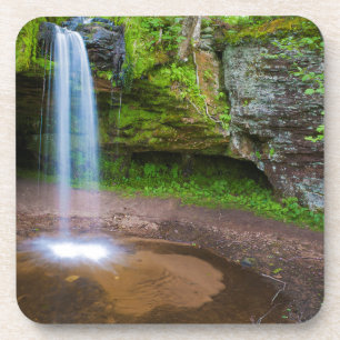 USA, Michigan. Scott's Fall in Obersterigan Getränkeuntersetzer