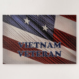 USA Militärische Patriotische Flagge Vietnam Veter Puzzle