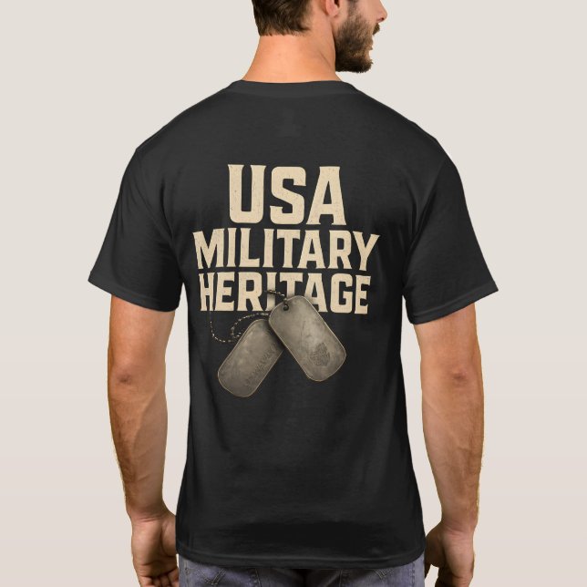 USA Military Heritage T-Shirt (Rückseite)