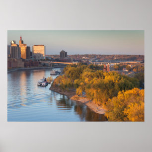USA, Minnesota, Minneapolis, St. Paul Poster
