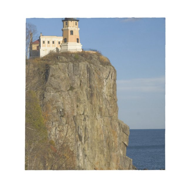 USA, Minnesota Split Rock Lighthouse am See Notizblock (Vorderseite)