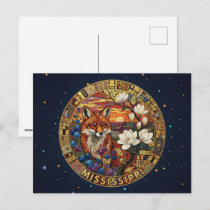 USA Mississippi Staatsembleme Postkarte