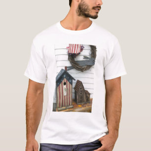 USA, Missouri, Herman: Patriotische Birdhouses, T-Shirt