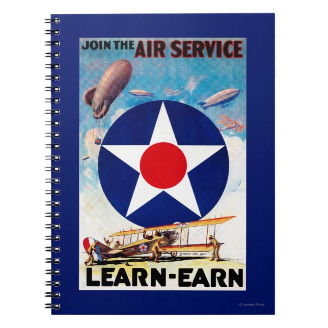USA - Mitglied des Air Service Learn-Earn Notizblock (Vorderseite)