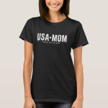 USA MOM 10 - Fußballmutter Muttertag Premium