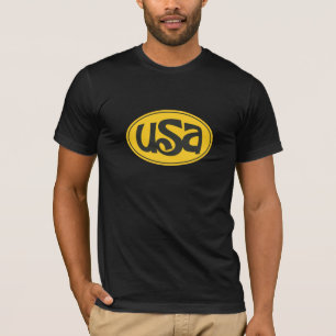 USA-Monogramm T-Shirt