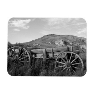 USA, Montana, Bannack State Park Alte Planwagen he Magnet