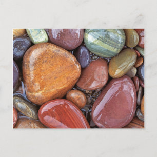USA, Montana, Clark Fork River, Stones 2 Postkarte