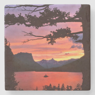 USA, Montana, Glacier National Park.Landschaft Steinuntersetzer