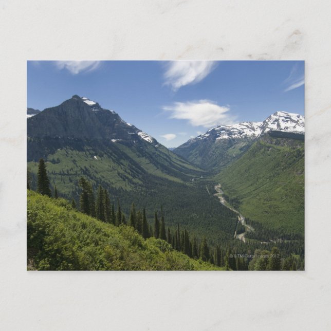 USA, Montana, Glacier National Park, landschaftlic Postkarte (Vorderseite)