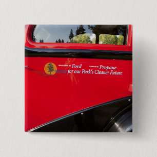USA, Montana, Glacier National Park, Vintag Button