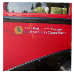 USA, Montana, Glacier National Park, Vintag Fliese