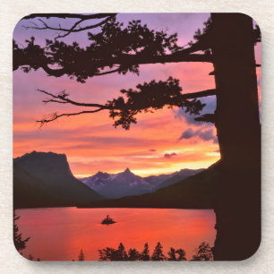 USA, Montana, Glacier-Nationalpark. Landschaft Getränkeuntersetzer