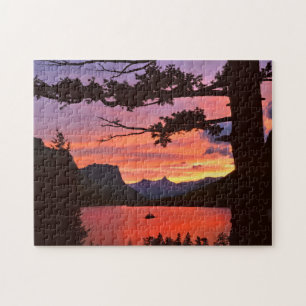 USA, Montana, Glacier-Nationalpark. Landschaft Puzzle