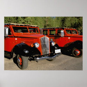 USA, Montana. Klassisches Ford 1934 Poster