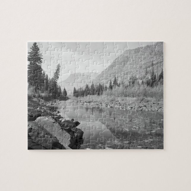 USA, Montana, landschaftlich Puzzle (Horizontal)