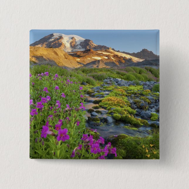USA, Mt. Rainier Nationalpark, Washington. Button (Vorderseite)