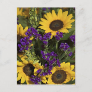 USA, nah-up of bridal Blume Arrangement, Postkarte