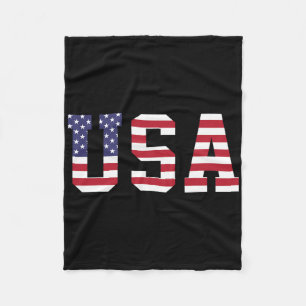 Usa National American Flag 4. Juli Für Frauen G Fleecedecke