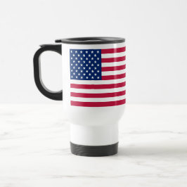USA National Flag America Stars Stripes Patriotic Reisebecher