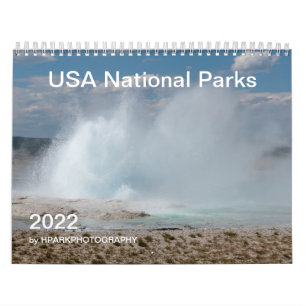 USA National Parks 2022 Calendar Kalender