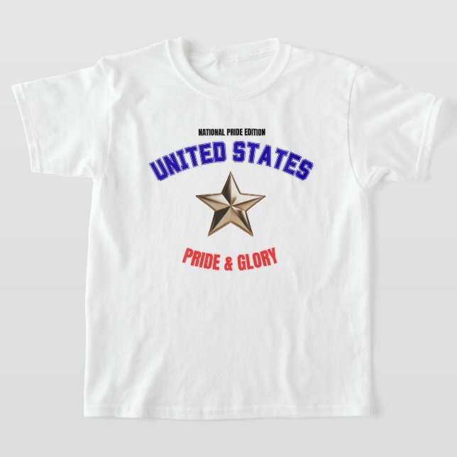 USA National Pride Edition Kids' Basic T-Shirt (Ablage )