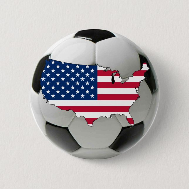 USA-Nationalmannschaft Button (Vorderseite)