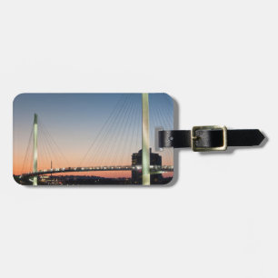 USA, Nebraska, Omaha, Bob Kerrey Fußgängerbrücke Gepäckanhänger