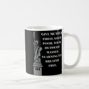 Usa Neuer Koloß Freiheitsstatue Antirassismus Kaffeetasse