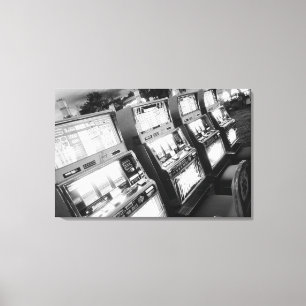 USA, Nevada, Las Vegas: Casino-Spielautomaten / Leinwanddruck