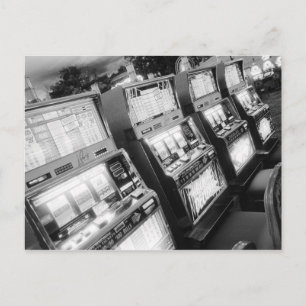USA, Nevada, Las Vegas: Casino-Spielautomaten / Postkarte