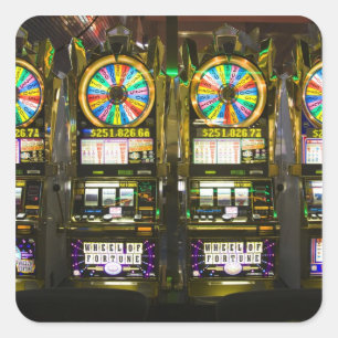 USA, Nevada, Las Vegas. McCarran International Quadratischer Aufkleber