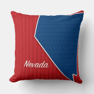 USA Nevada Staat Patriotic US Flagge Map Kissen