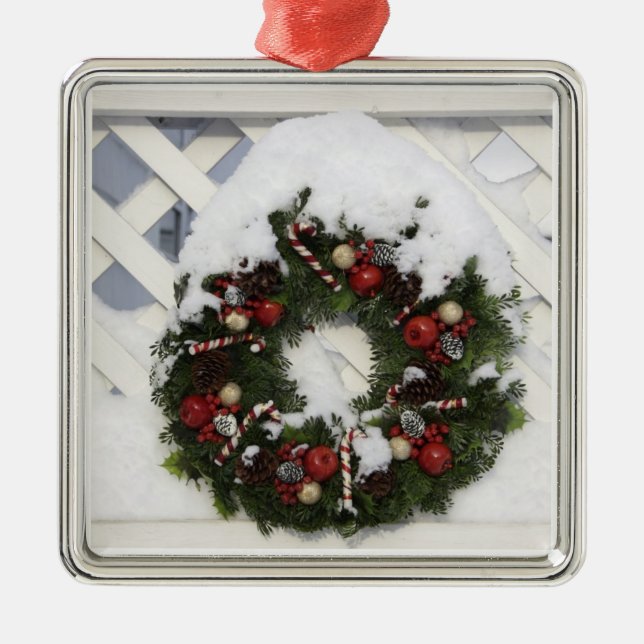 USA, New England, Massachusetts, Reading, Silbernes Ornament (Vorne)