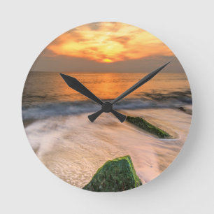 USA, New Jersey, Cape May. Scenic On Cape May 2 Runde Wanduhr