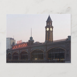 USA, New Jersey, Hoboken, alter Bahnhof Postkarte