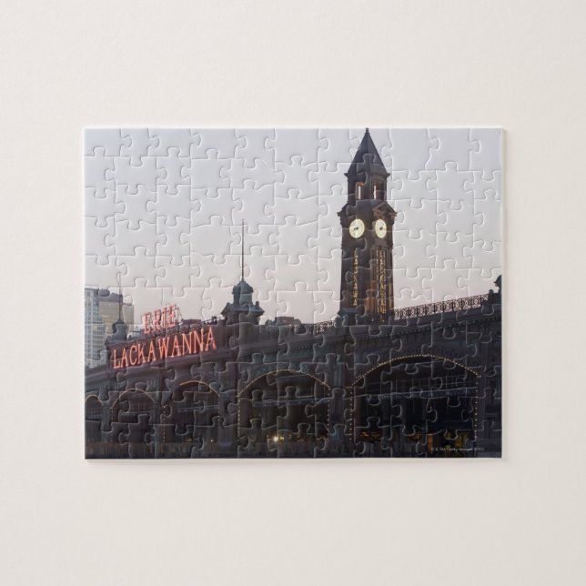USA, New Jersey, Hoboken, alter Bahnhof Puzzle (Horizontal)