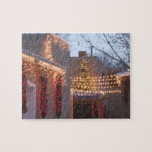 USA, New Mexico, Santa Fe: Canyon Road Galerie Puzzle