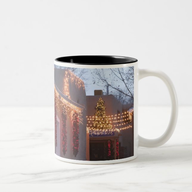 USA, New Mexico, Santa Fe: Canyon Road Gallery Zweifarbige Tasse (Rechts)