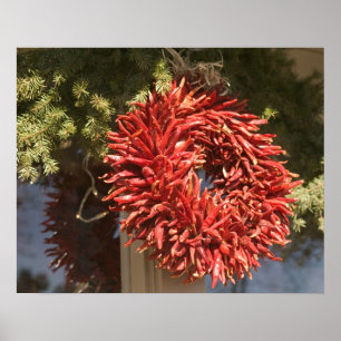 USA, New Mexico, Santa Fe: Downtown Santa Fe, 2 Poster
