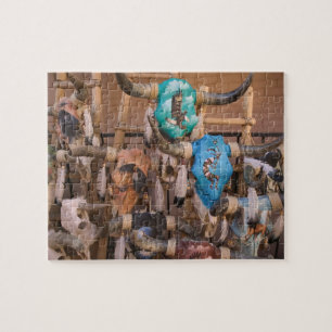 USA, New Mexico, Santa Fe: Downtown Santa Fe, Puzzle