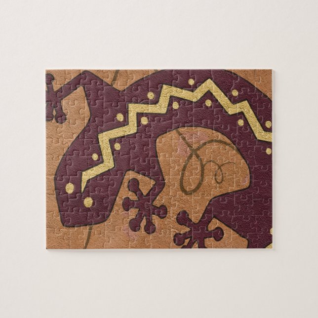 USA, New Mexico, Santa Fe. Naher Abschnitt Puzzle (Horizontal)