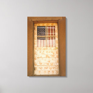 USA, New Mexico, Taos: Taos Indian Pueblo Leinwanddruck