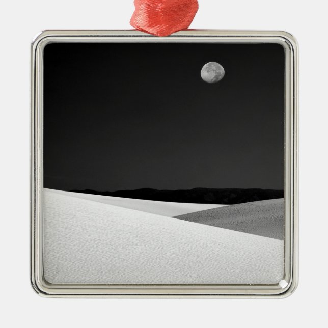 USA, New Mexico, White Sands National Monument. Silbernes Ornament (Vorne)