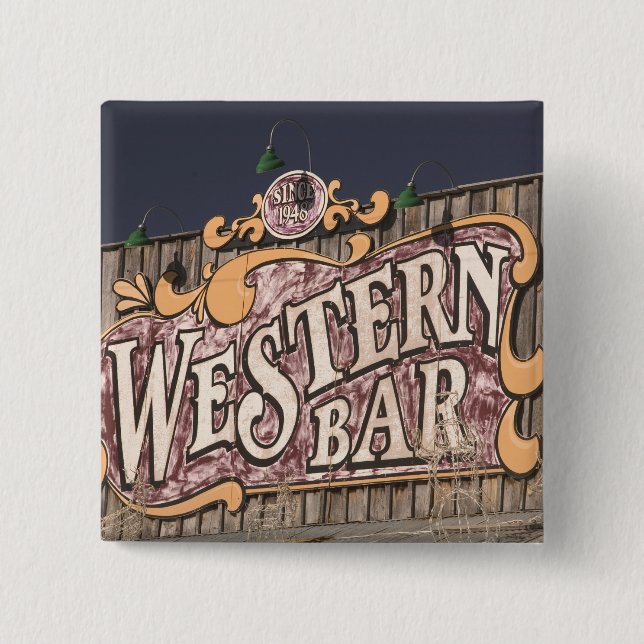 USA, New Mexiko, Cloudcroft: Gebirgsstadt Button (Vorderseite)
